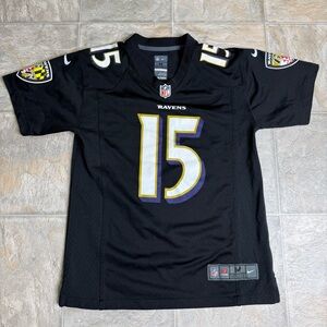 Baltimore Ravens Nike Jersey Youth Size Medium Black Marquise Brown NFL Football